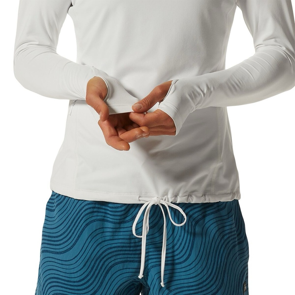 Mountain Hardwear Crater Lake long sleeve lightweight hoodie/sun shirt - Picture 8 of 11